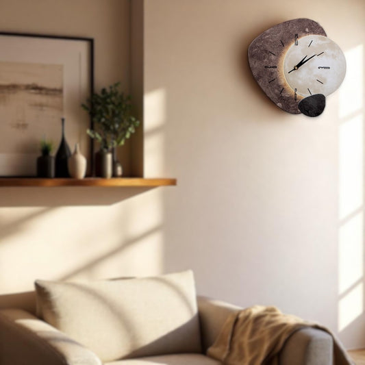 White & Black Wall Clock