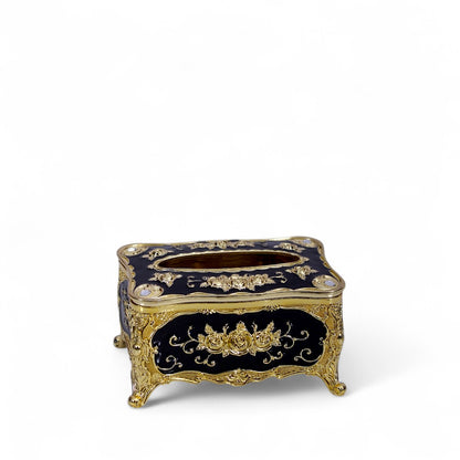Black & Golden Tissue Box