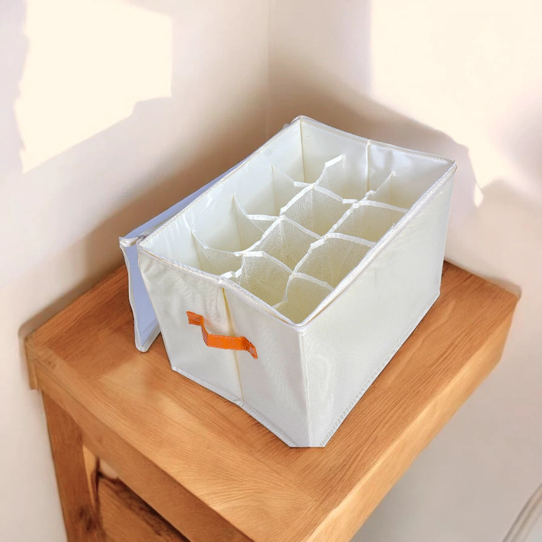 Premium Fabric Shoe Storage Box for Closet Organization