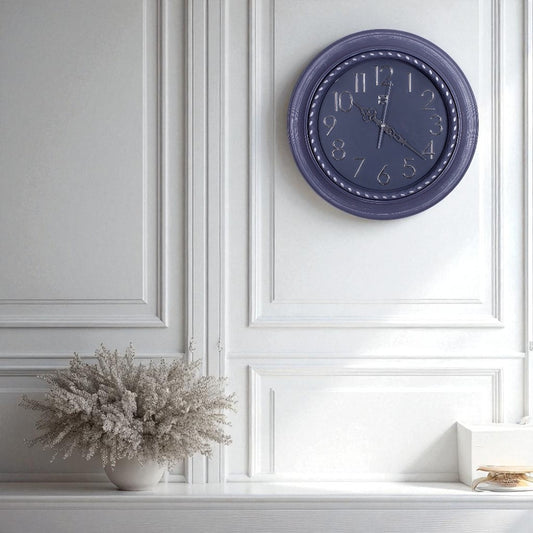 Gray Wall Clock