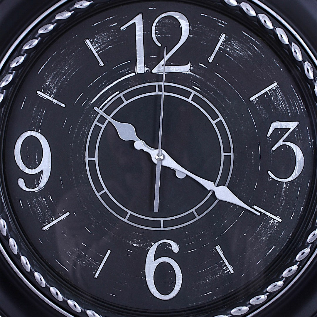 Black Wall Clock