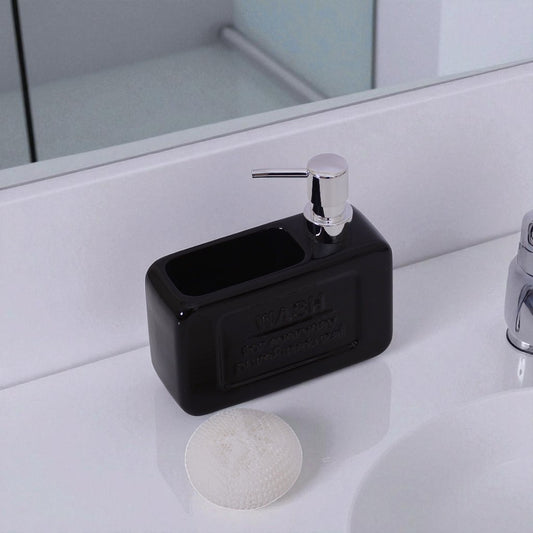 Ceramic Soap Dish And Dispenser