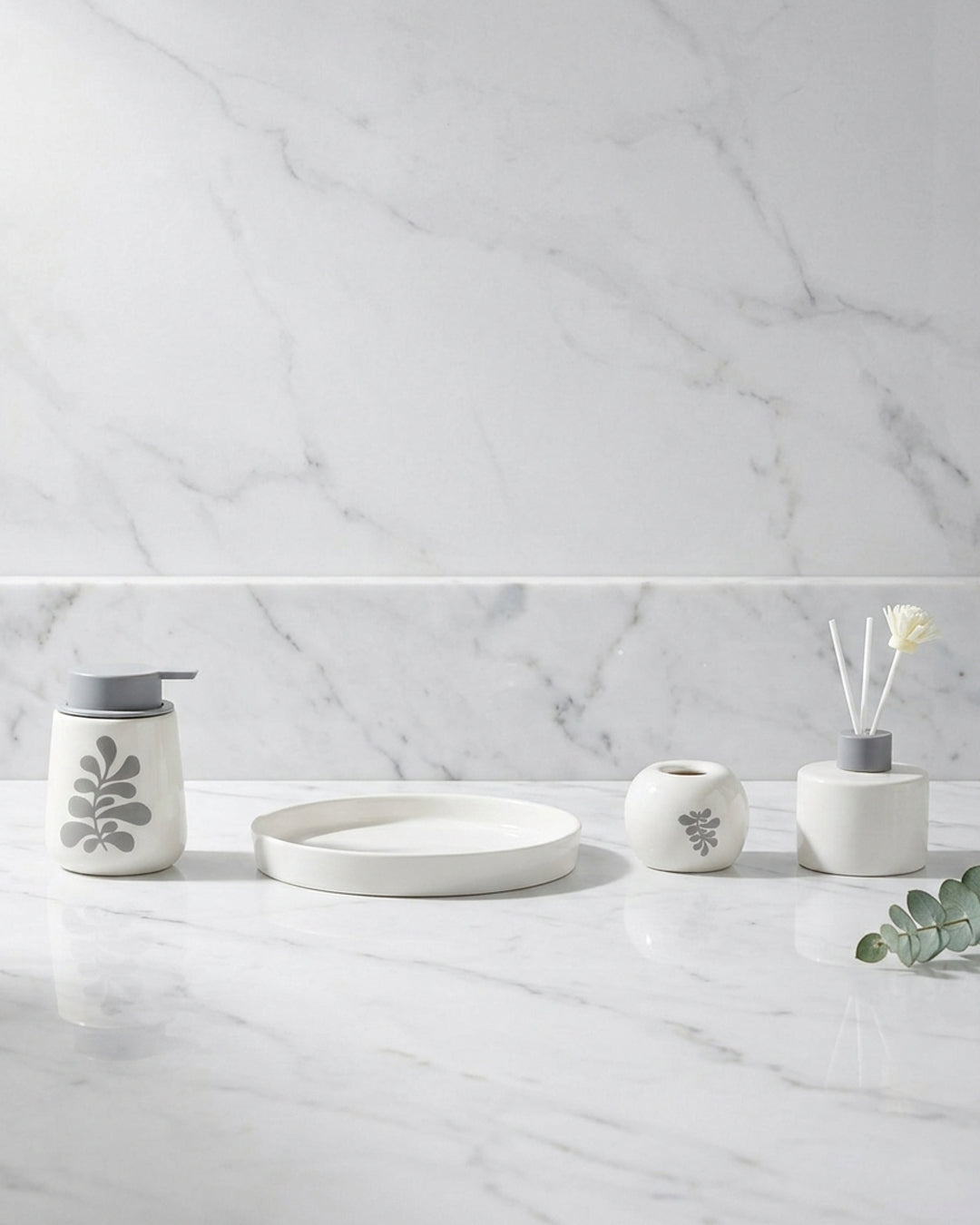 Bathroom Set Tray 4PC