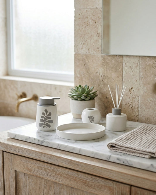 Bathroom Set Tray 4PC