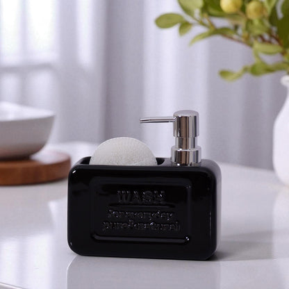 Ceramic Soap Dish And Dispenser