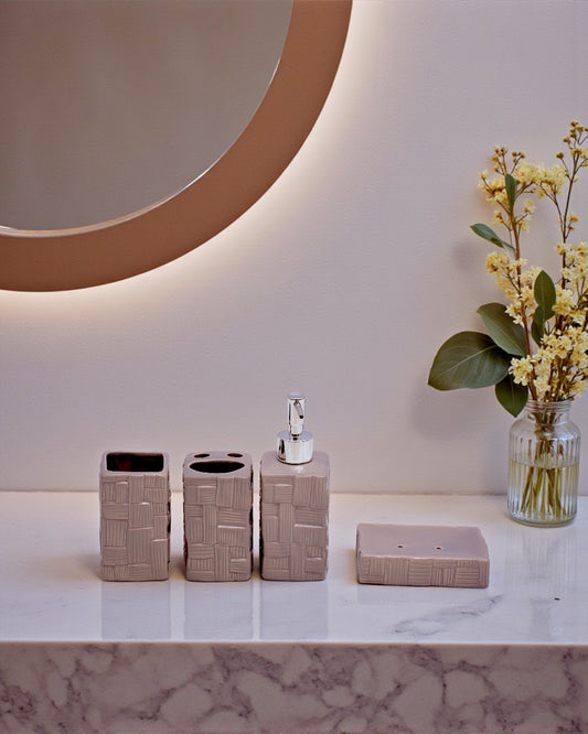 Bathroom Set 4PC Porcelain