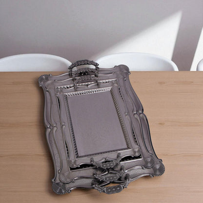 Silver Tray Set 3Pcs