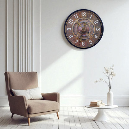 Brown Wall Clock