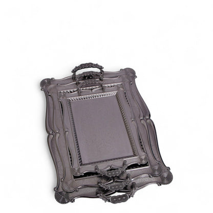 Silver Tray Set 3Pcs