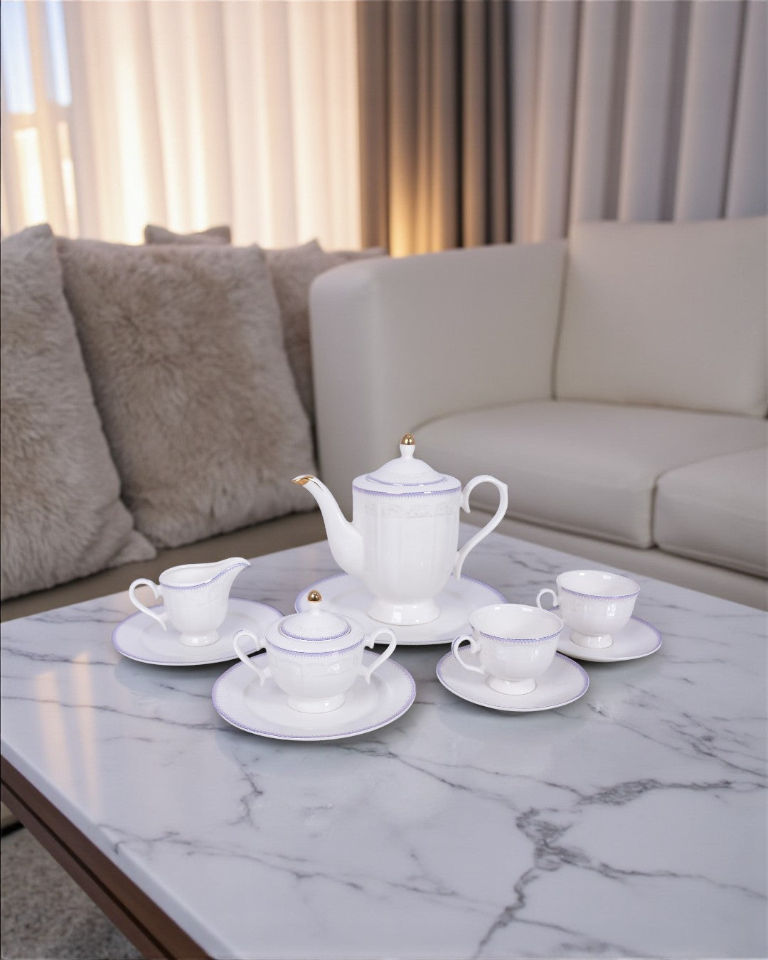 Tea Set Royal BJ Gold 24PC K014