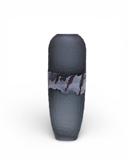 Gray printed Vase