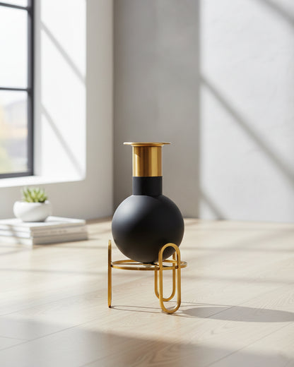 HY2419L Metal Pot Black