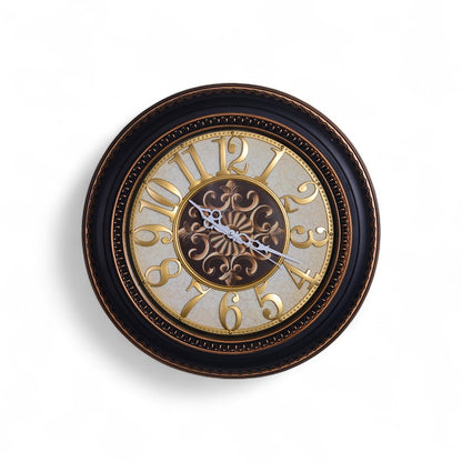 6358B Wall Clock Brown Box