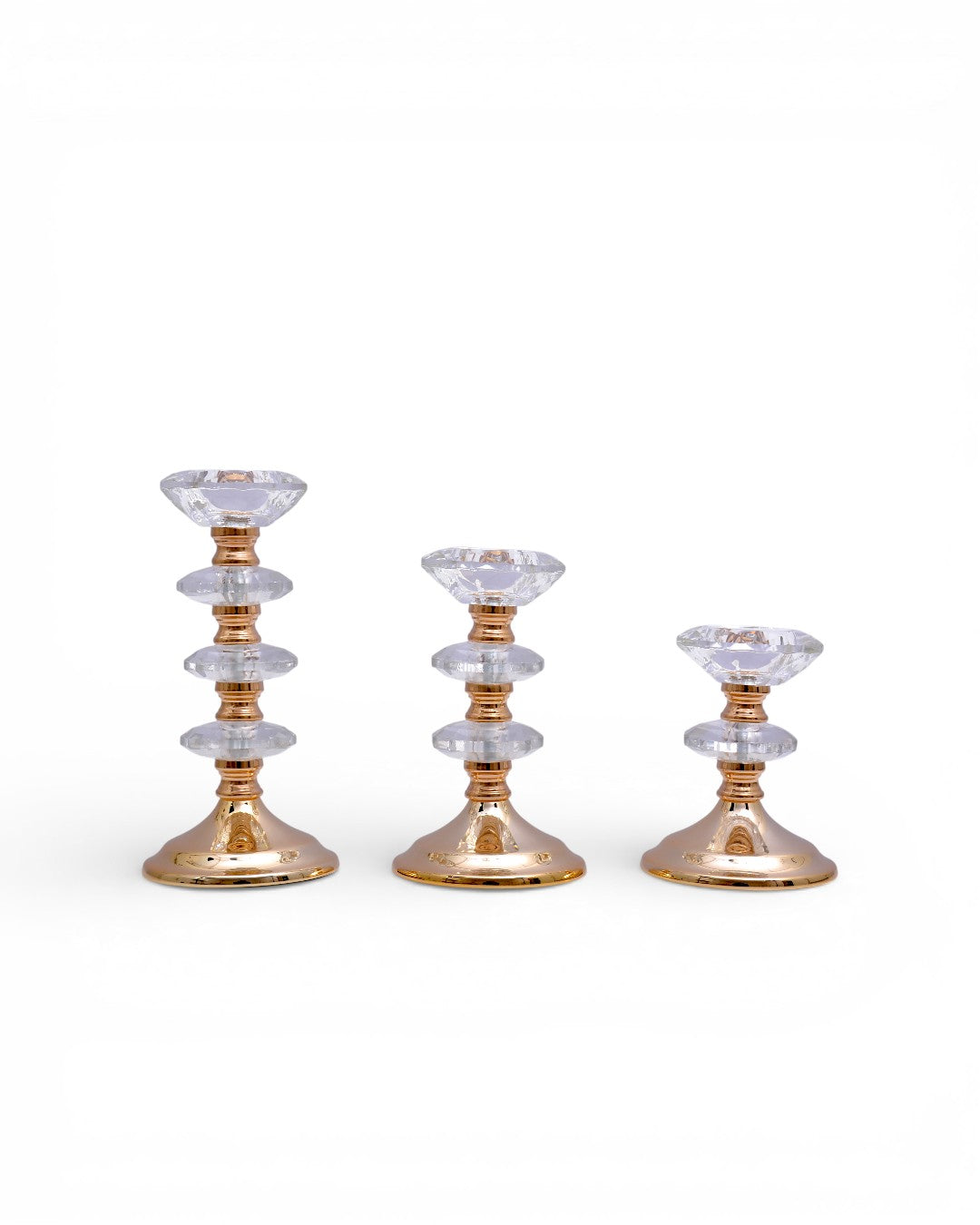 Candle Stand Crystal 95