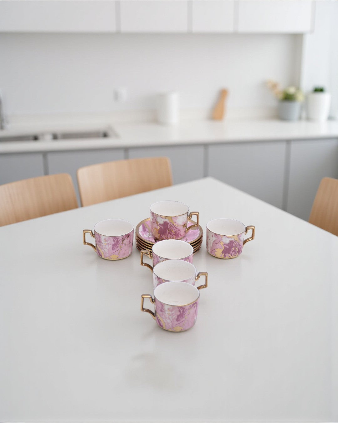 Cup Saucer 6PC 83-1