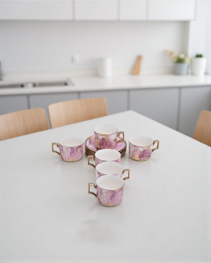 Cup Saucer 6PC 83-1
