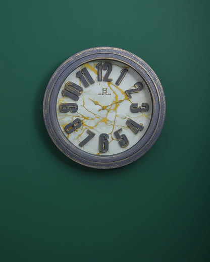 Heritage Wall Clock Sunrise 3D 18"  A CLK-020A