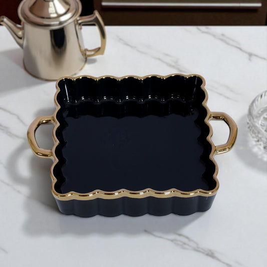 Square Frill Dish