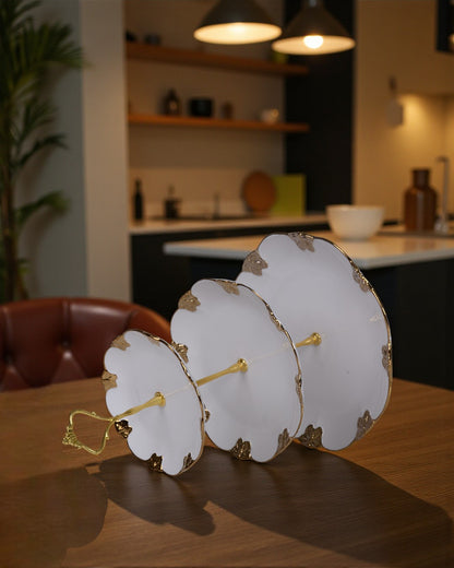 Square Dish Bone  3Pcs