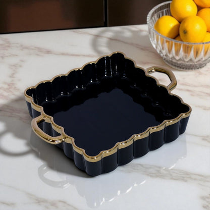 Square Frill Dish