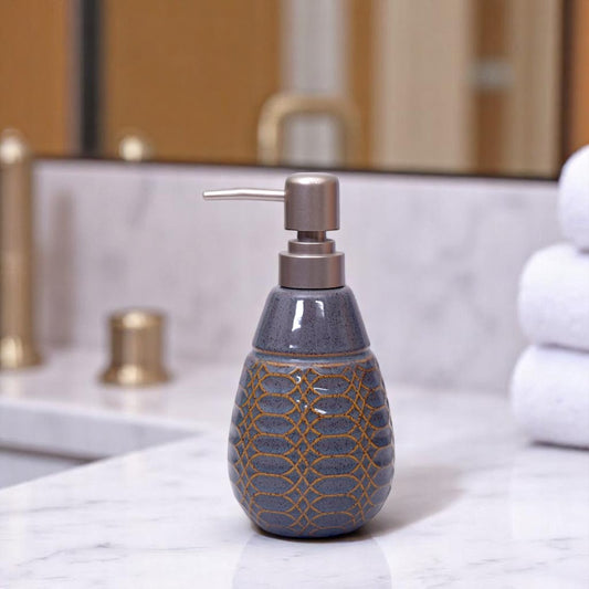 Gray & Golden Soap Dispenser
