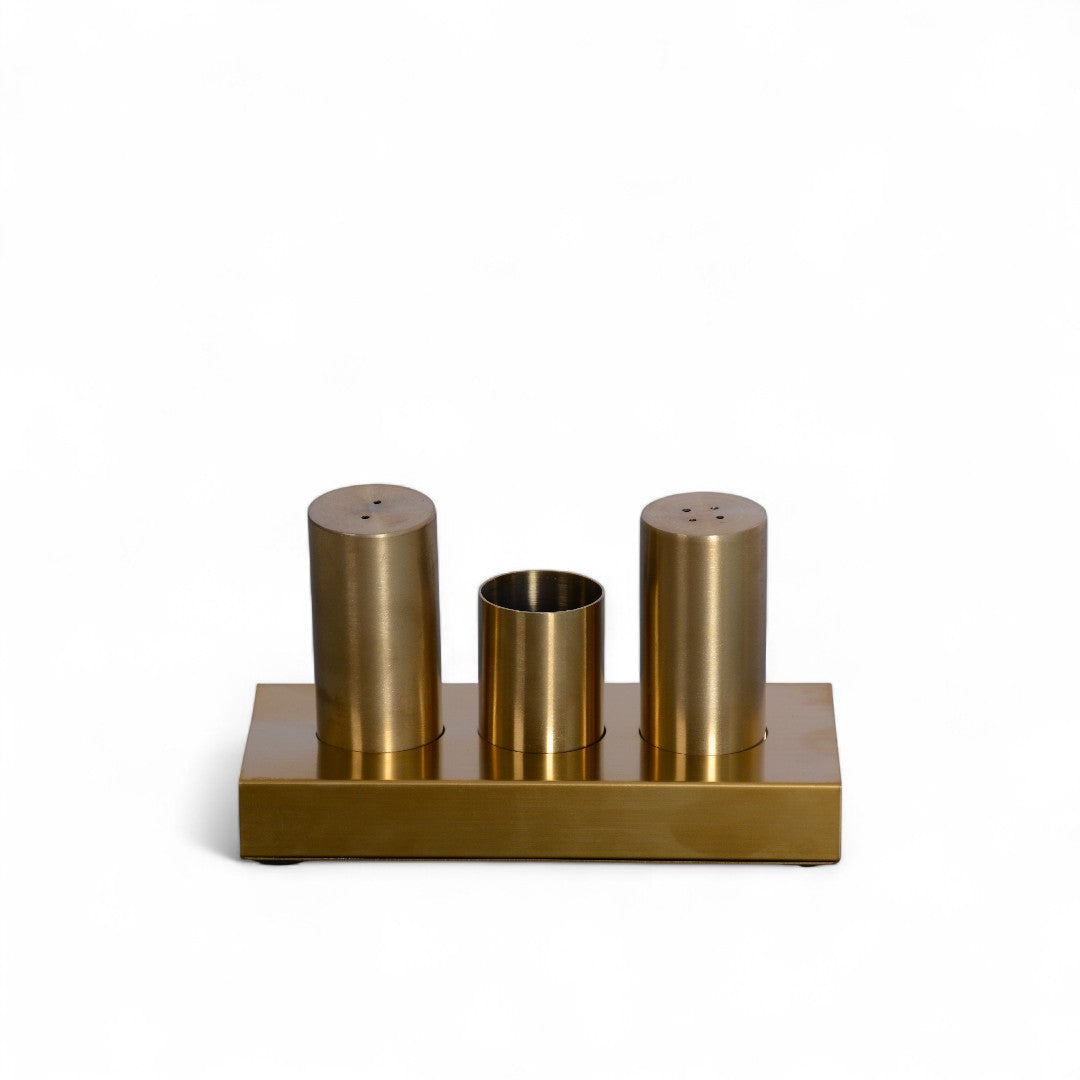 Golden Salt & Paper 4Pcs Set