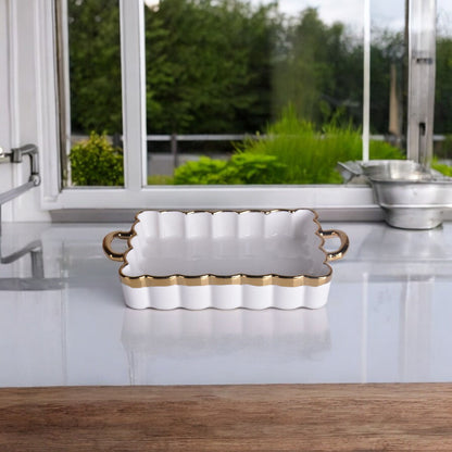 Royal Elegant Serving Dish With Handles