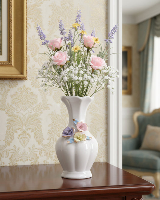 Ceramic Vase White 4070-10-11-12