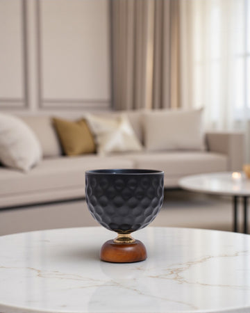 Metal Black Bowl (B) FA6579-B
