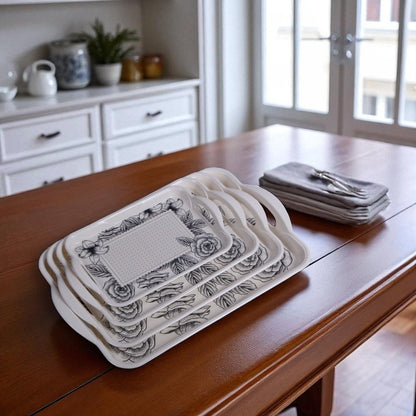 Hilton Tray Set 4Pcs