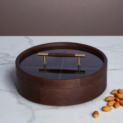 Wooden Dry Fruit Box With lid