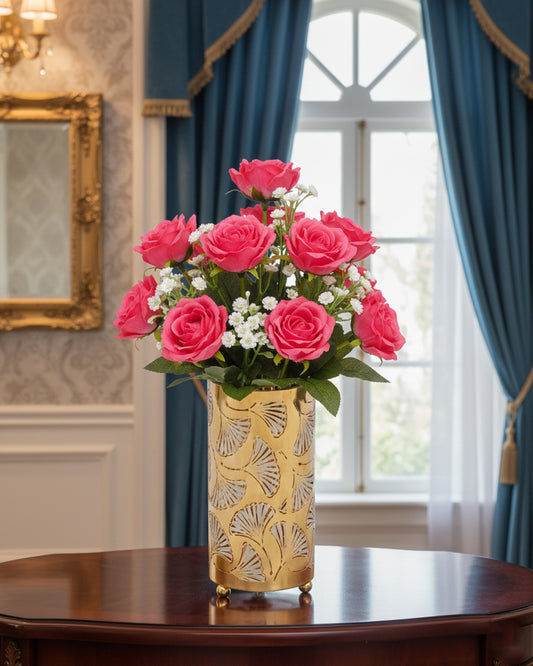 Metal Cylinder Candle Holder GM052M