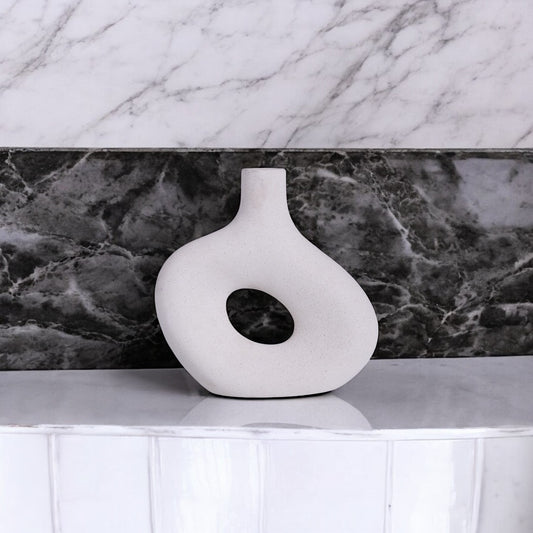 White Vase Large