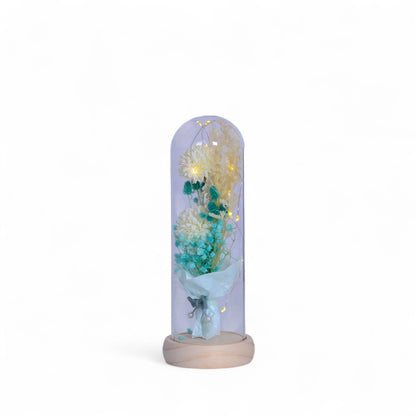 LED Glass Flower Decoraton Piece