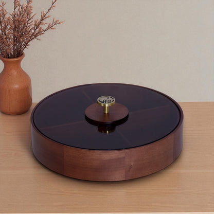 Wooden Dry Fruit Box With Lid