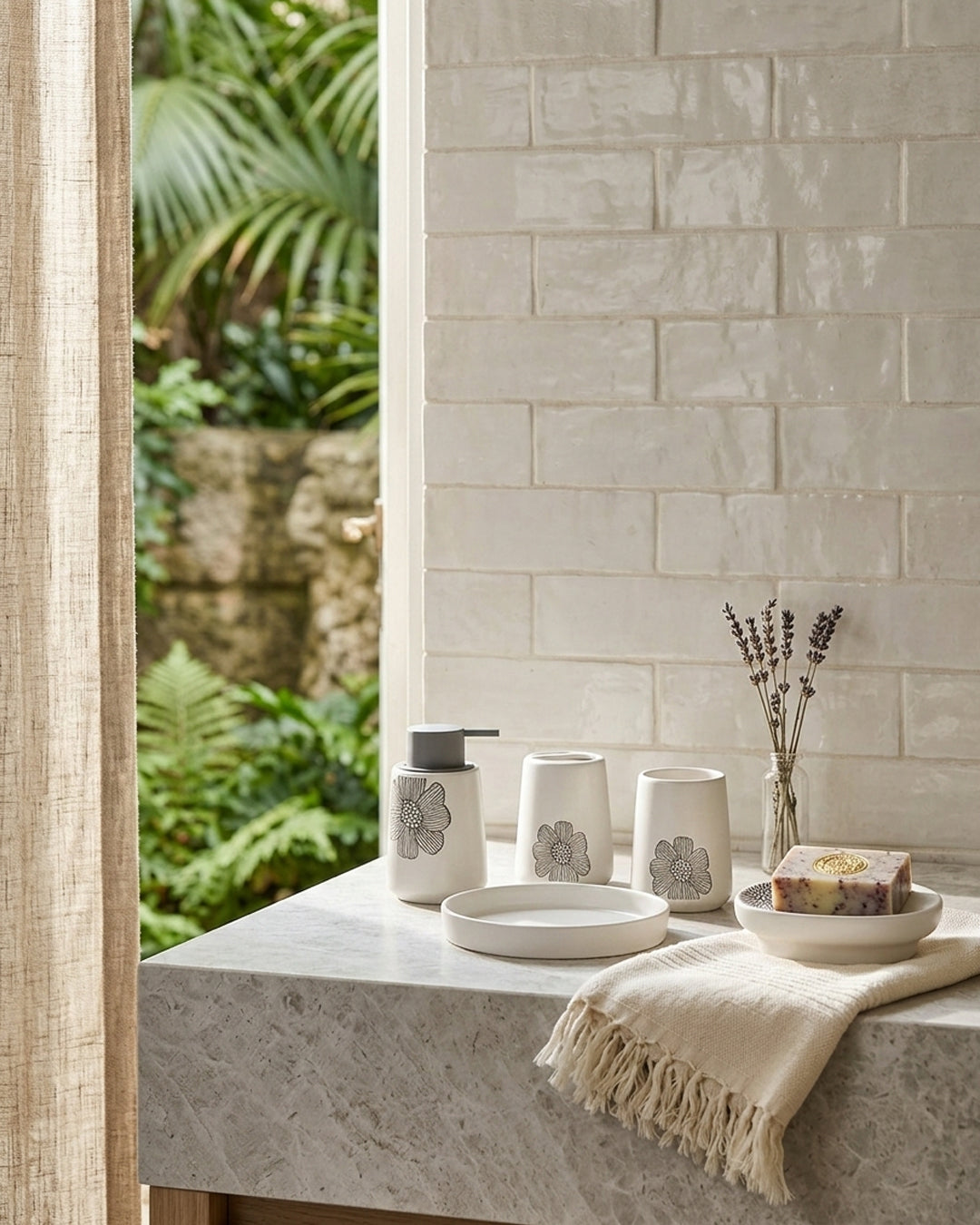 Bathroom Set Tray 5PC