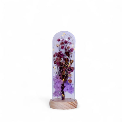 LED Glass Flower Decoraton Piece