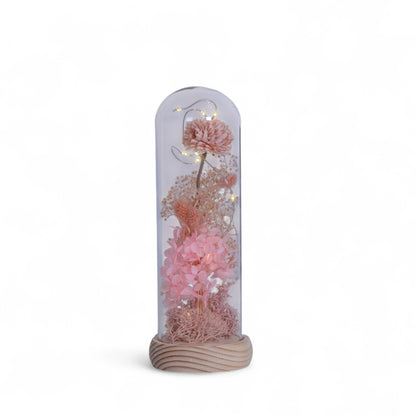 LED Glass Flower Decoraton Piece