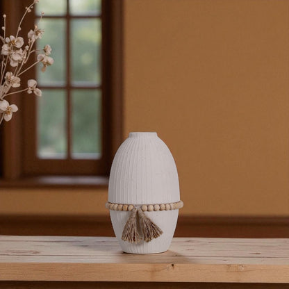 Beige Ceramic Vase