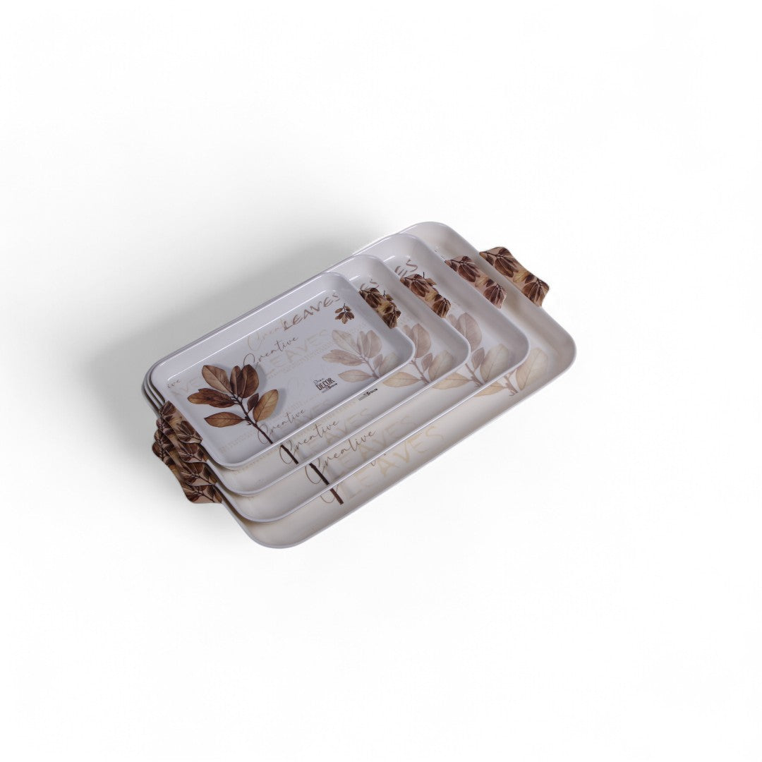 Dine Decor Tray Set 4Pcs