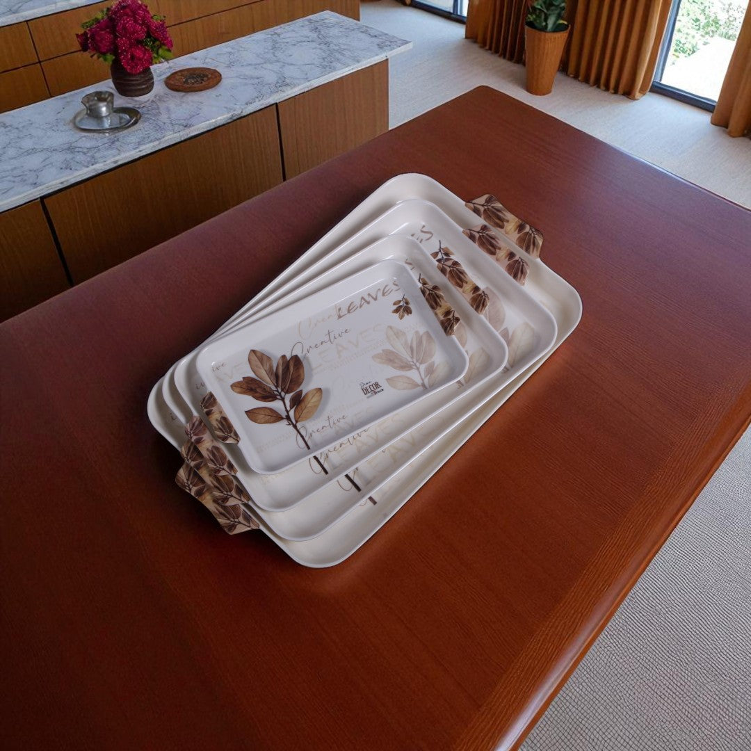 Dine Decor Tray Set 4Pcs