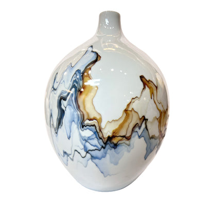 Snowfall Serenity Vase