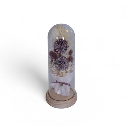 LED Glass Flower Decoraton Piece