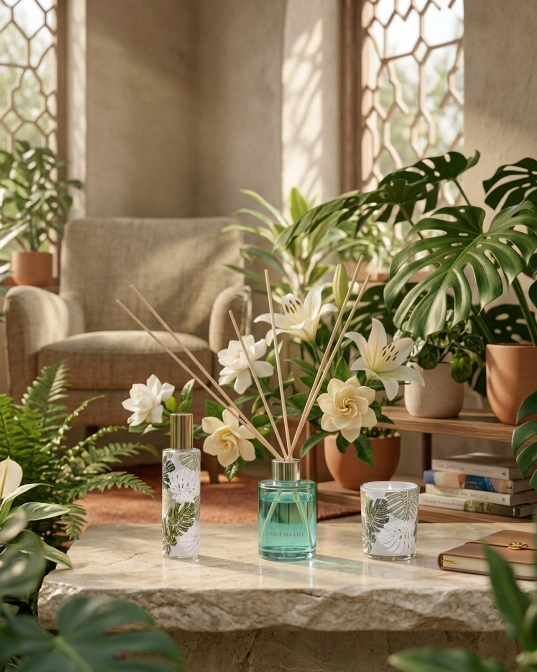 Aroma Wax Candle +Diffuser 4301/LH011-7