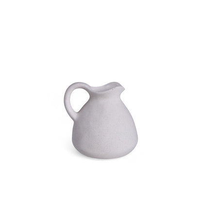 White Nordic Flower Vases with Handle
