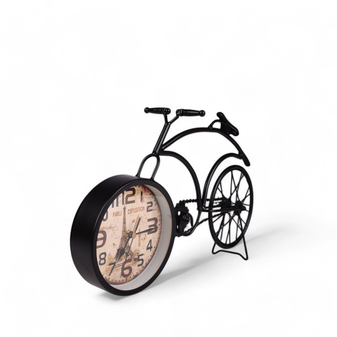 Super Drool Antique Cycle Shaped Table Clock