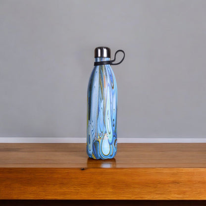 Tropical Floral Print  Double Walled Vacuum Insulated Stainless Steel Water Bottle