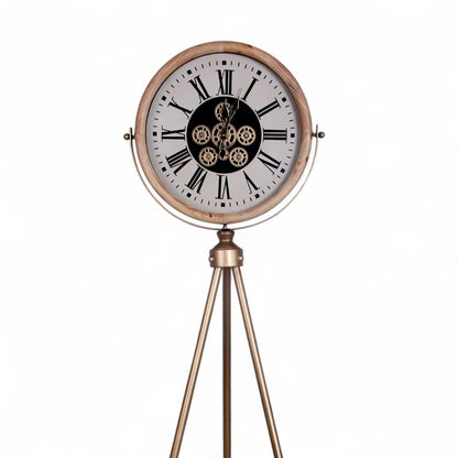 Golden Floor Clock Tripoo