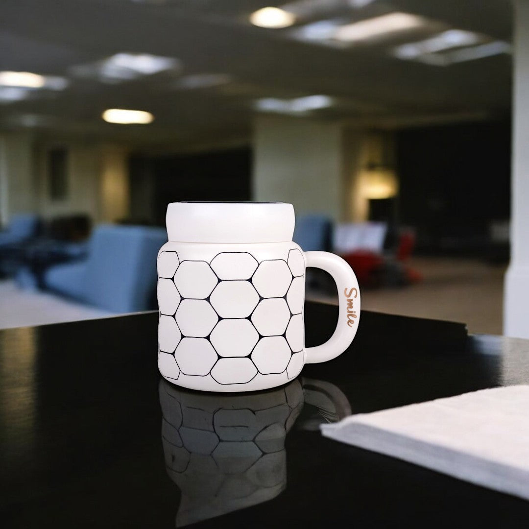 ZQ-047 Hexagon Pattern Mug 60c