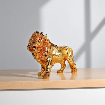 Golden Lion Statue